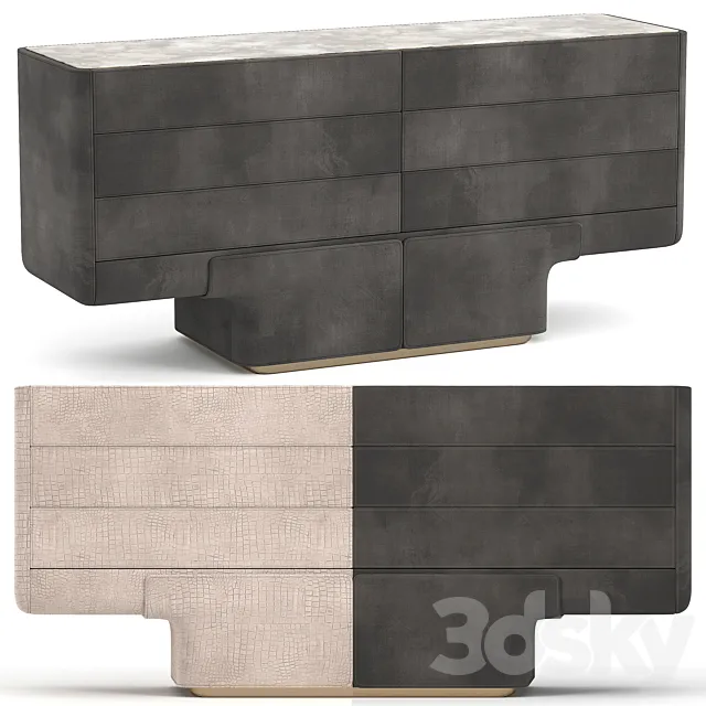 Dresser Do chest table Y 857 Ben Wu Longhi 3D Model