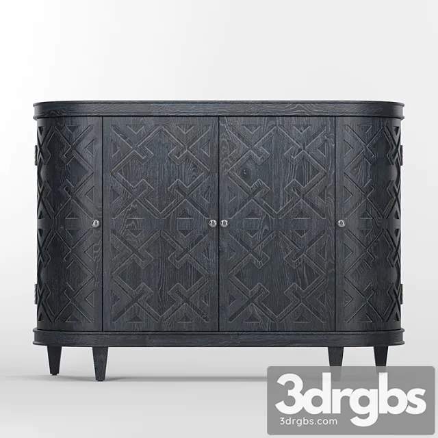 Dresser gray maya dantone home 2 3D Model Free