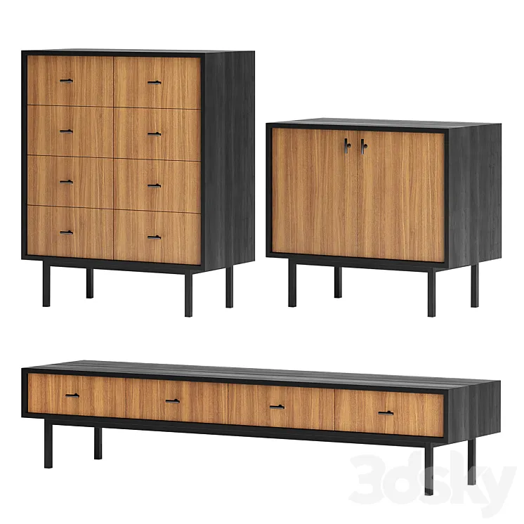Dressers Emerson 3D Model Free