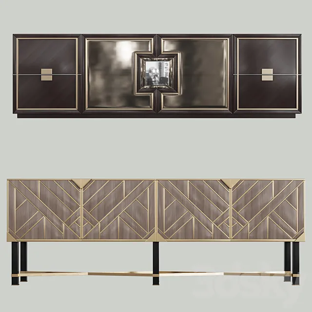 Dressers in the style of art deco 01 3DModel