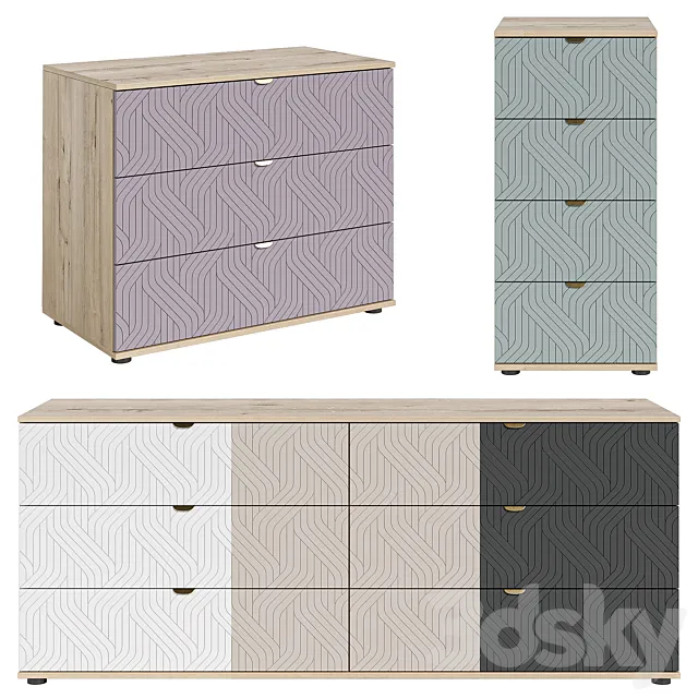 Dressers Mont Blanc Fancy from divan.ru 3D Model