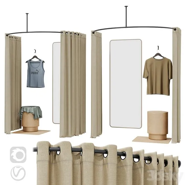 Dressing room 3D Model