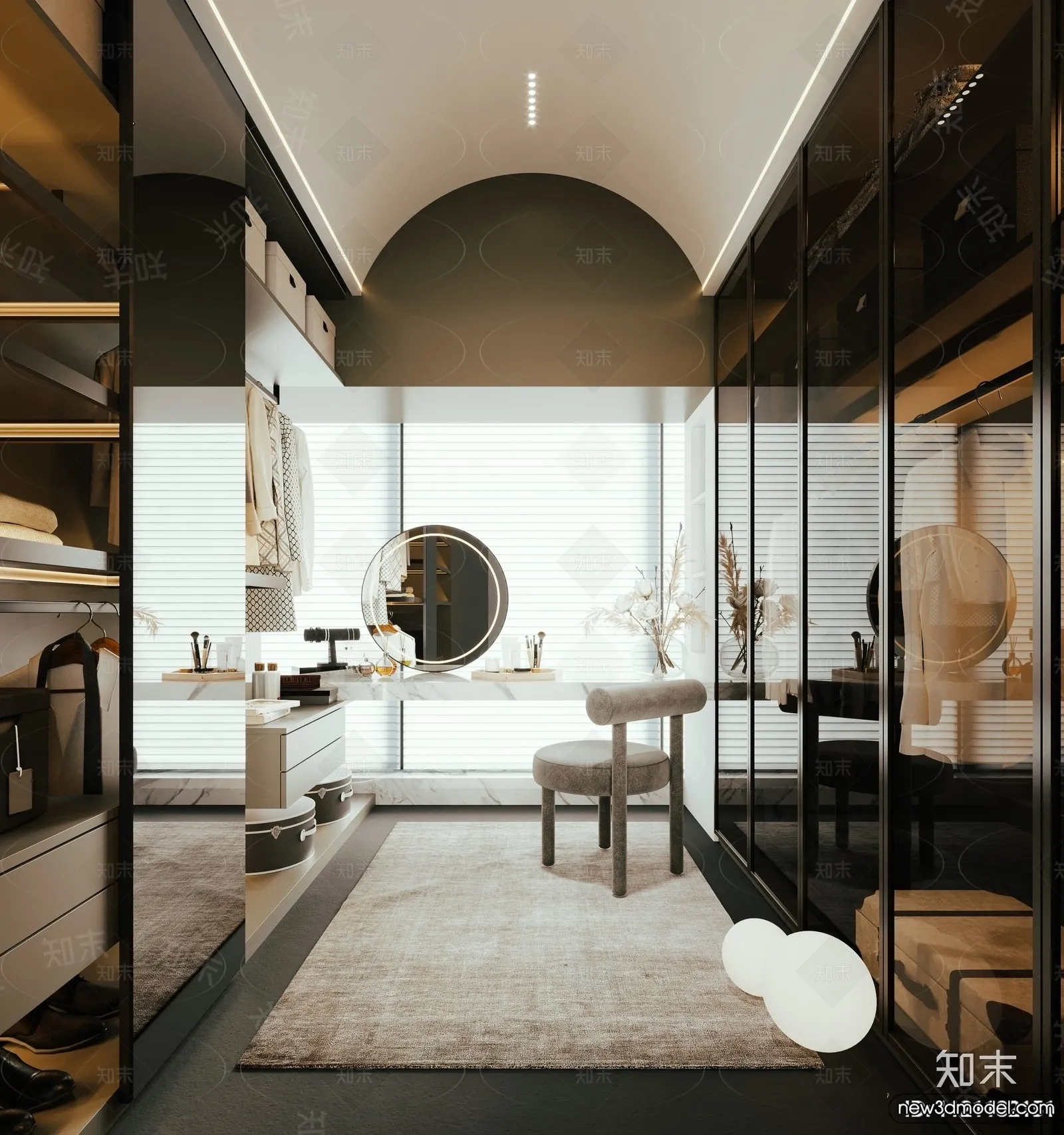 Dressing Room - 3D Models - 3D Interior Scenes - 002