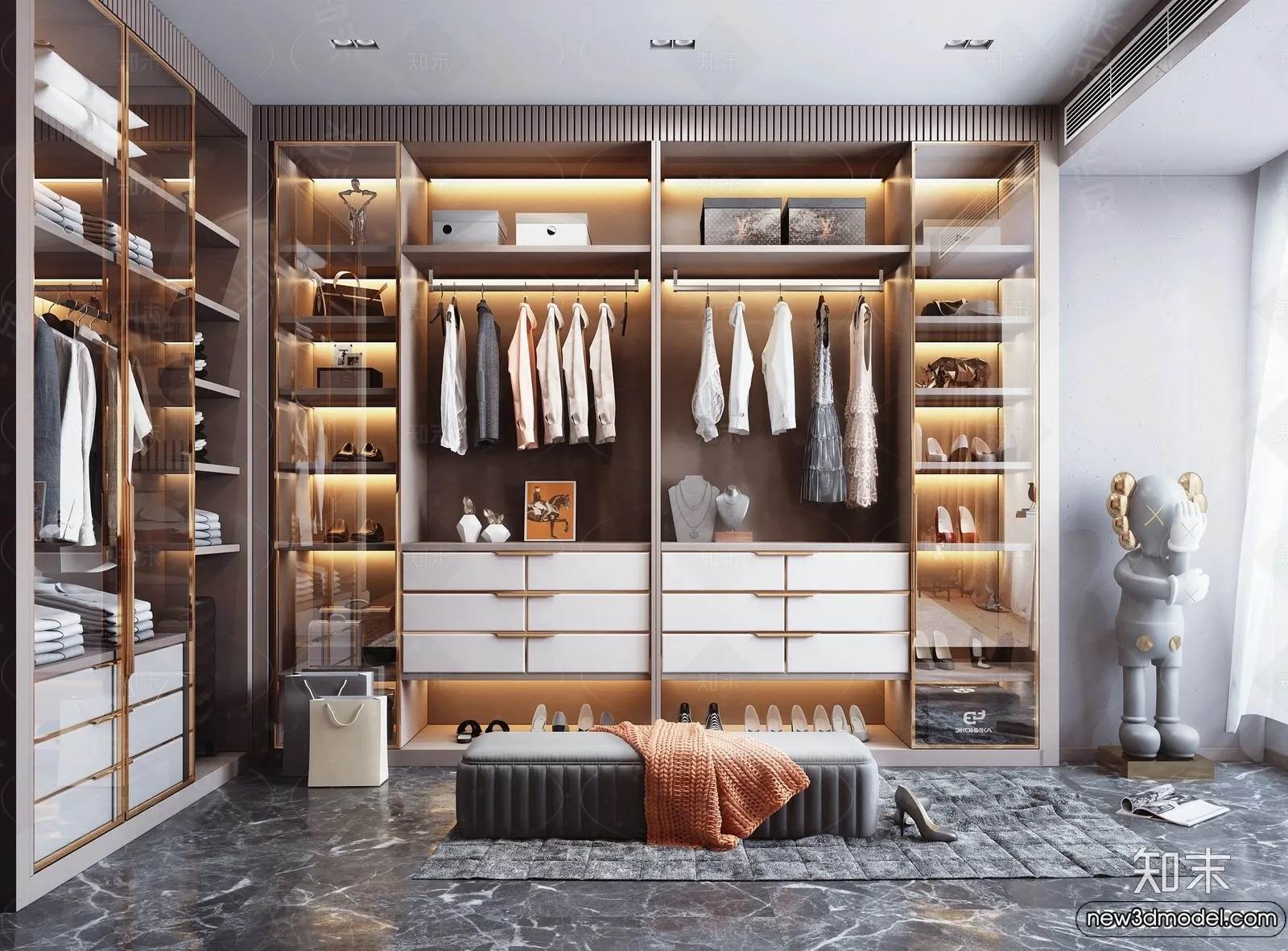 Dressing Room - 3D Models - 3D Interior Scenes - 003