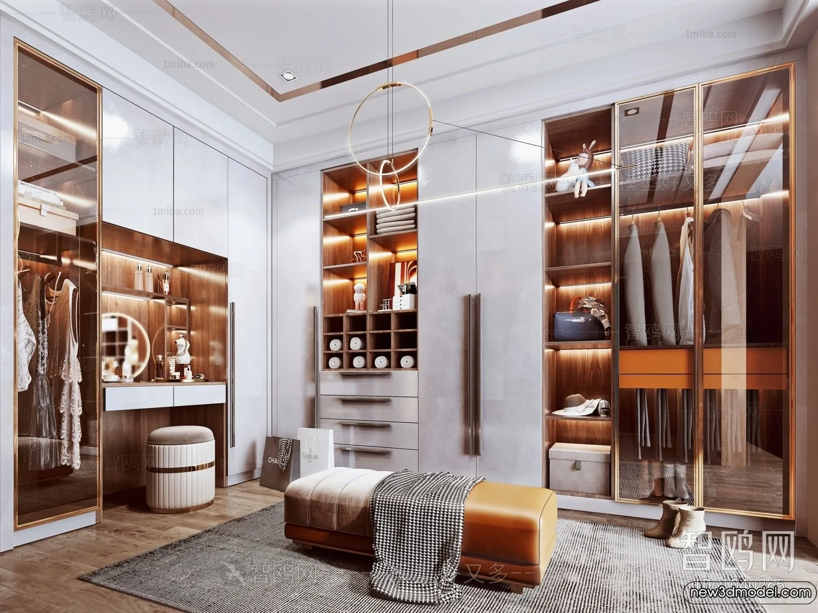 Dressing Room - 3D Models - 3D Interior Scenes - 012