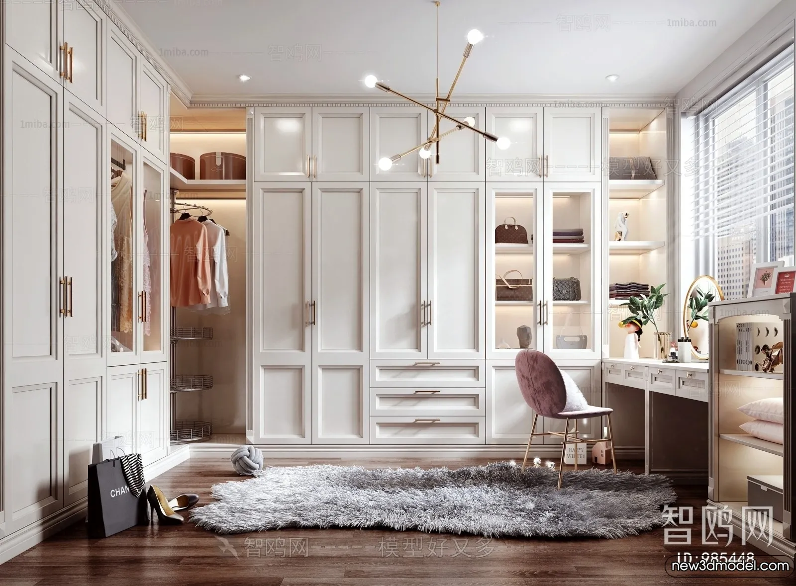 Dressing Room - 3D Models - 3D Interior Scenes - 017