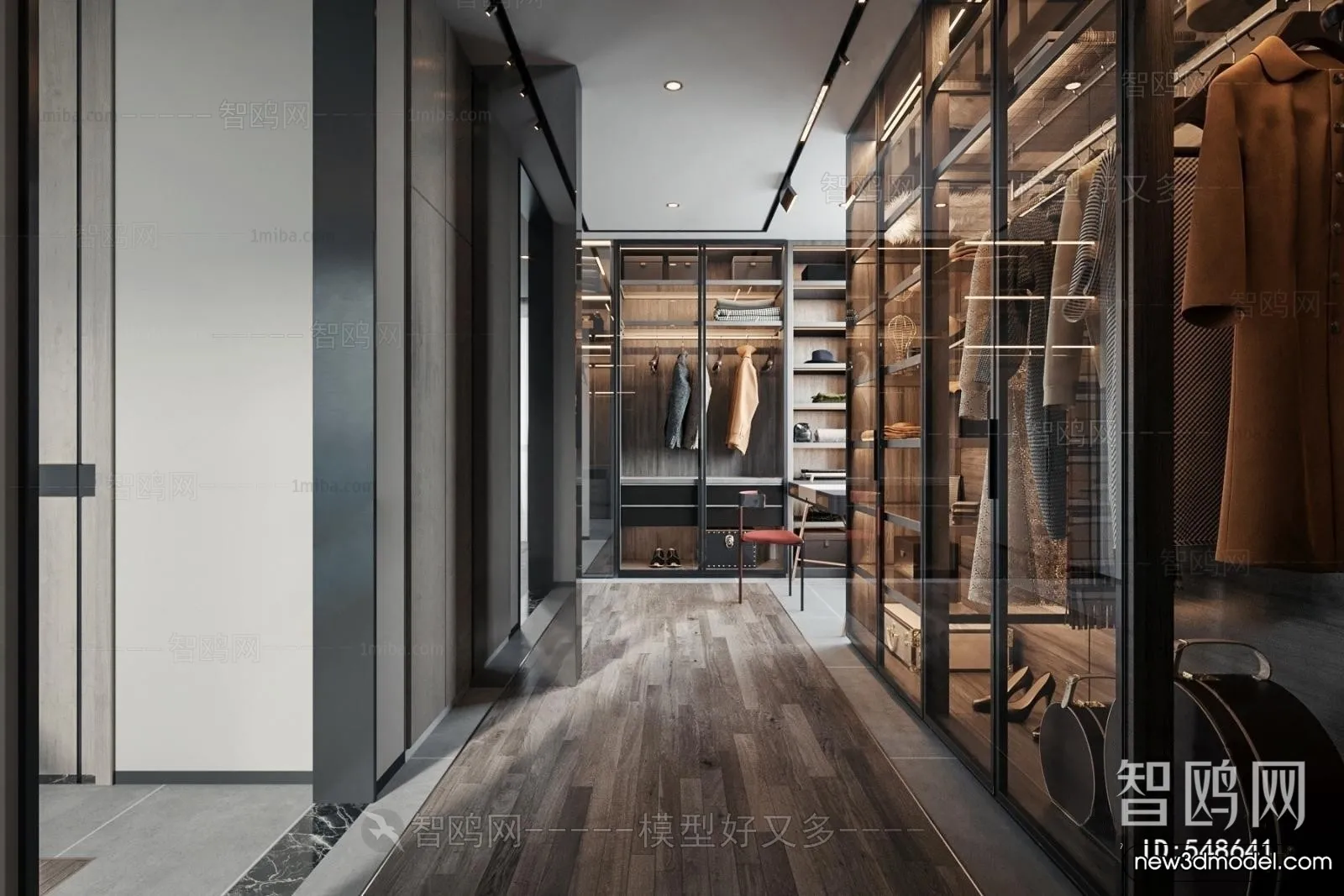 Dressing Room - 3D Models - 3D Interior Scenes - 027