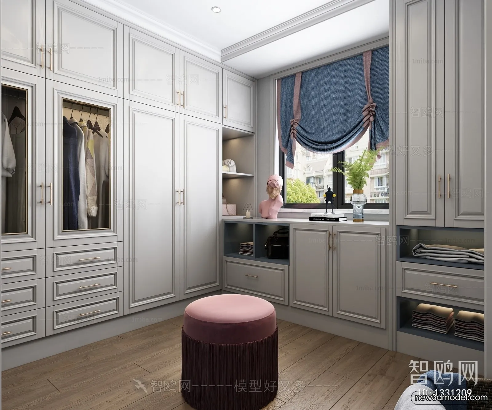 Dressing Room - 3D Models - 3D Interior Scenes - 033