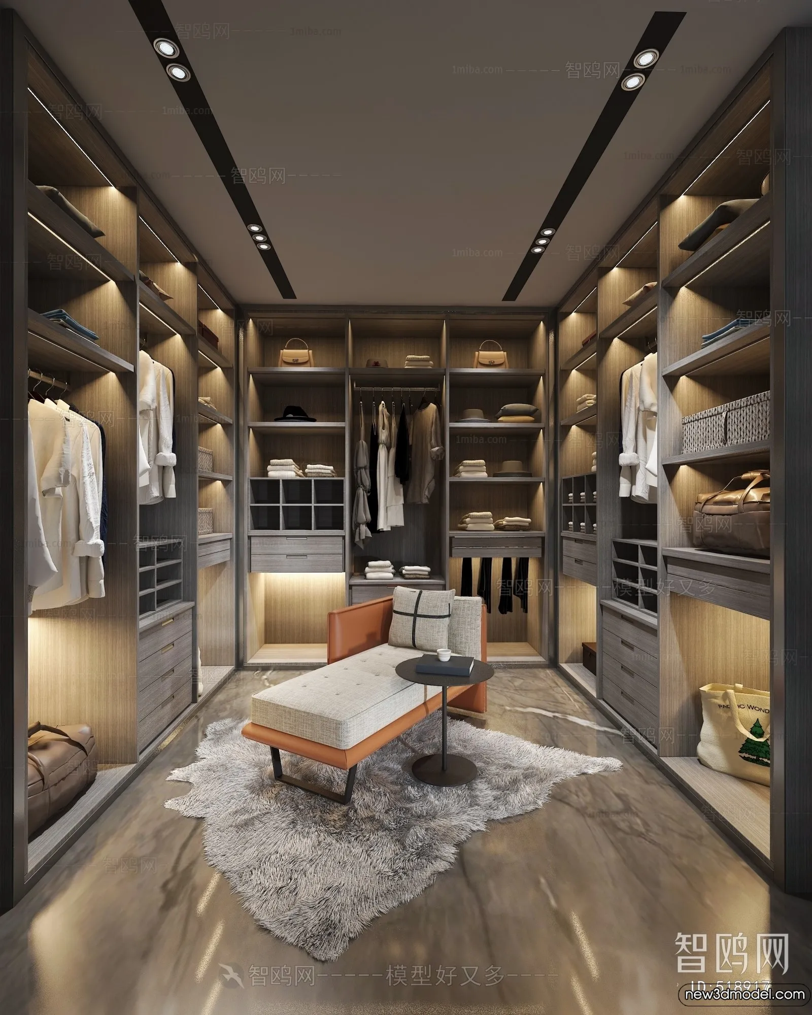 Dressing Room - 3D Models - 3D Interior Scenes - 034