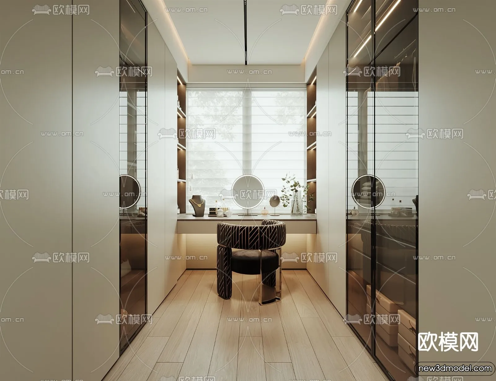 Dressing Room - 3D Models - 3D Interior Scenes - 035