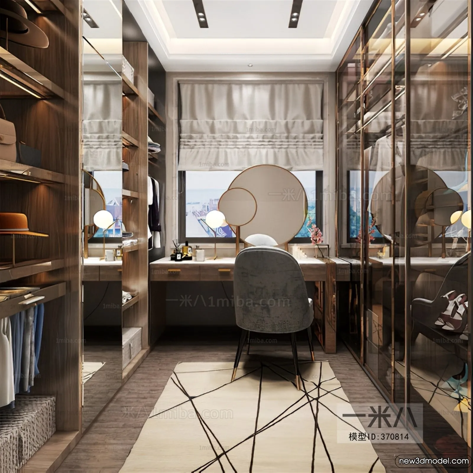 Dressing Room - 3D Models - 3D Interior Scenes - 037