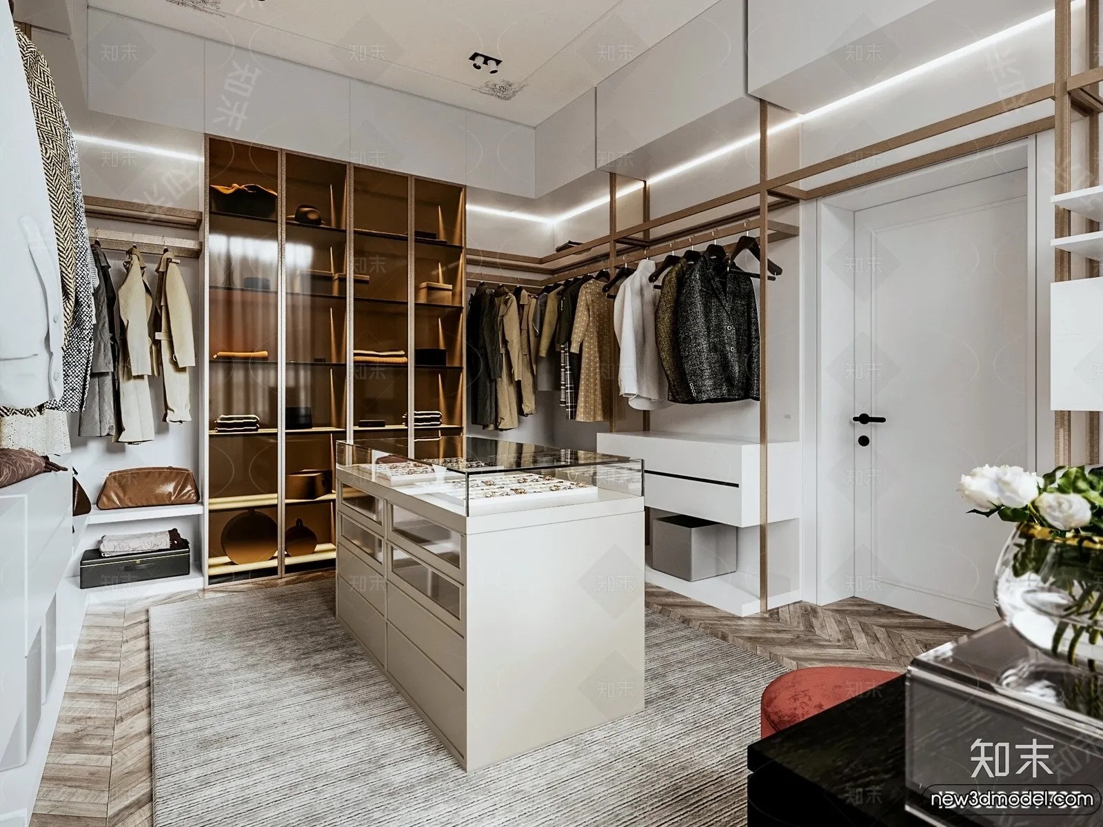 Dressing Room - 3D Models - 3D Interior Scenes - 047