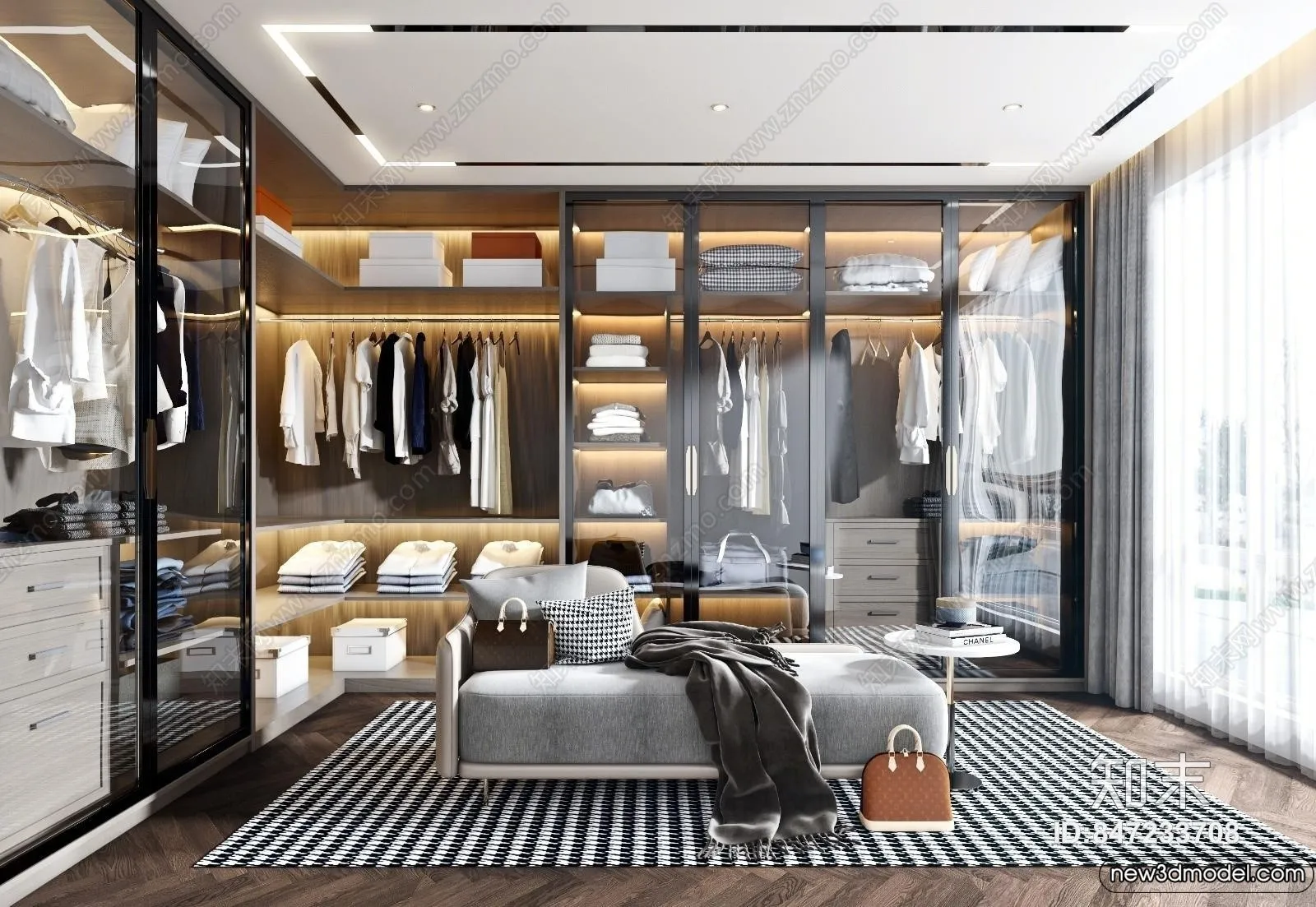 Dressing Room - 3D Models - 3D Interior Scenes - 052