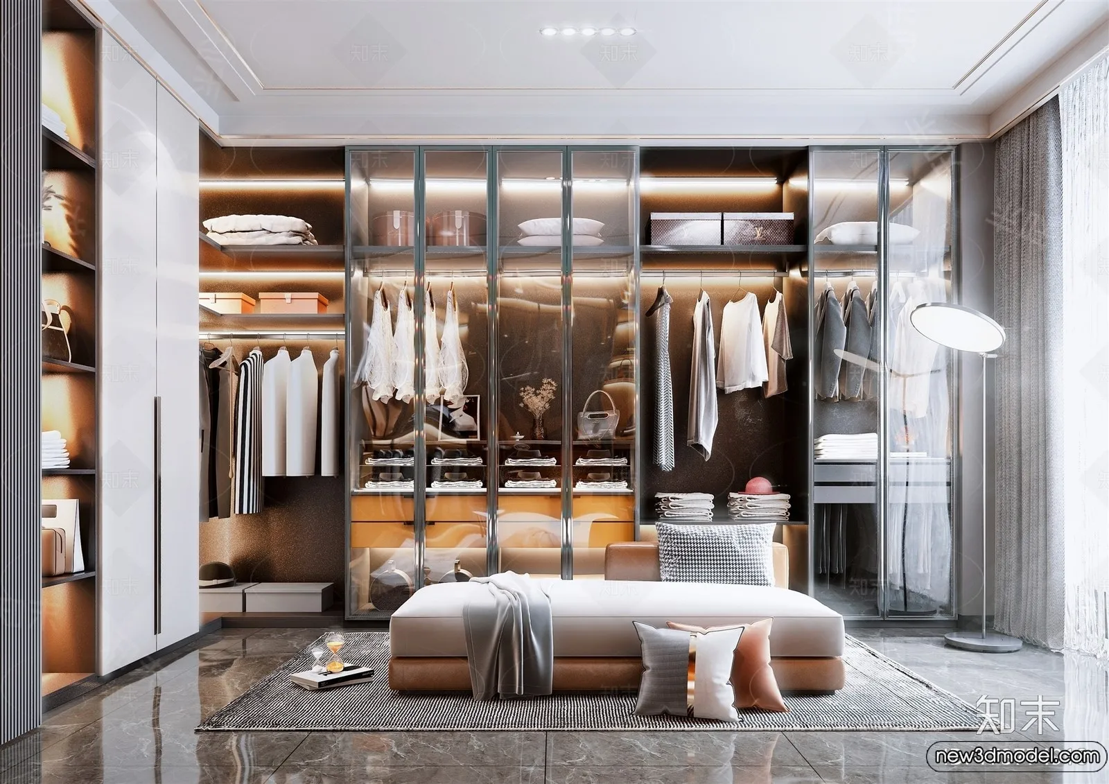 Dressing Room - 3D Models - 3D Interior Scenes - 056