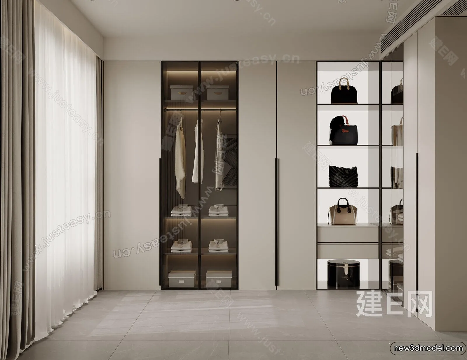 Dressing Room - 3D Models - 3D Interior Scenes - 069