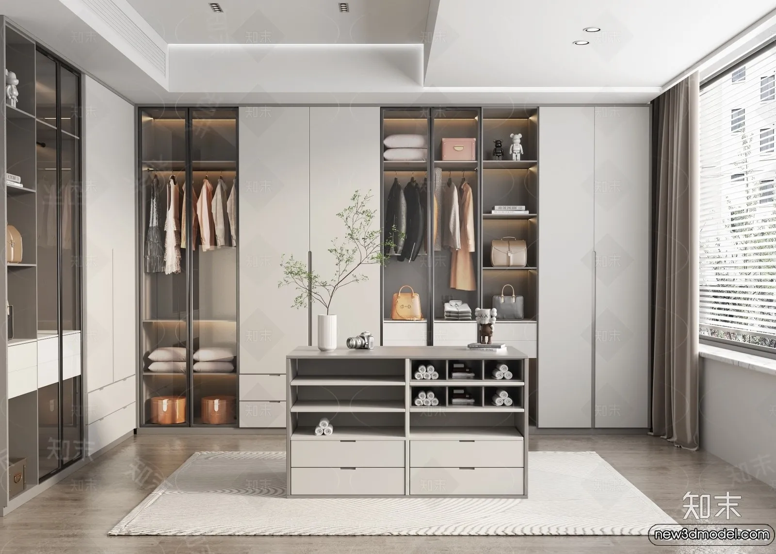 Dressing Room - 3D Models - 3D Interior Scenes - 070