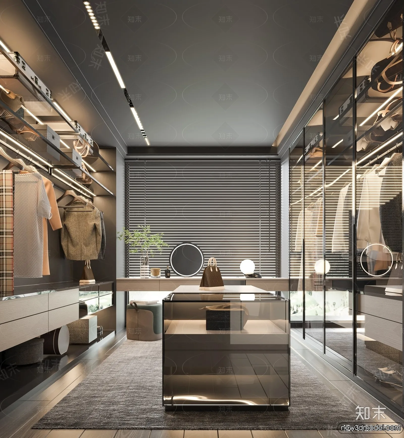 Dressing Room - 3D Models - 3D Interior Scenes - 071