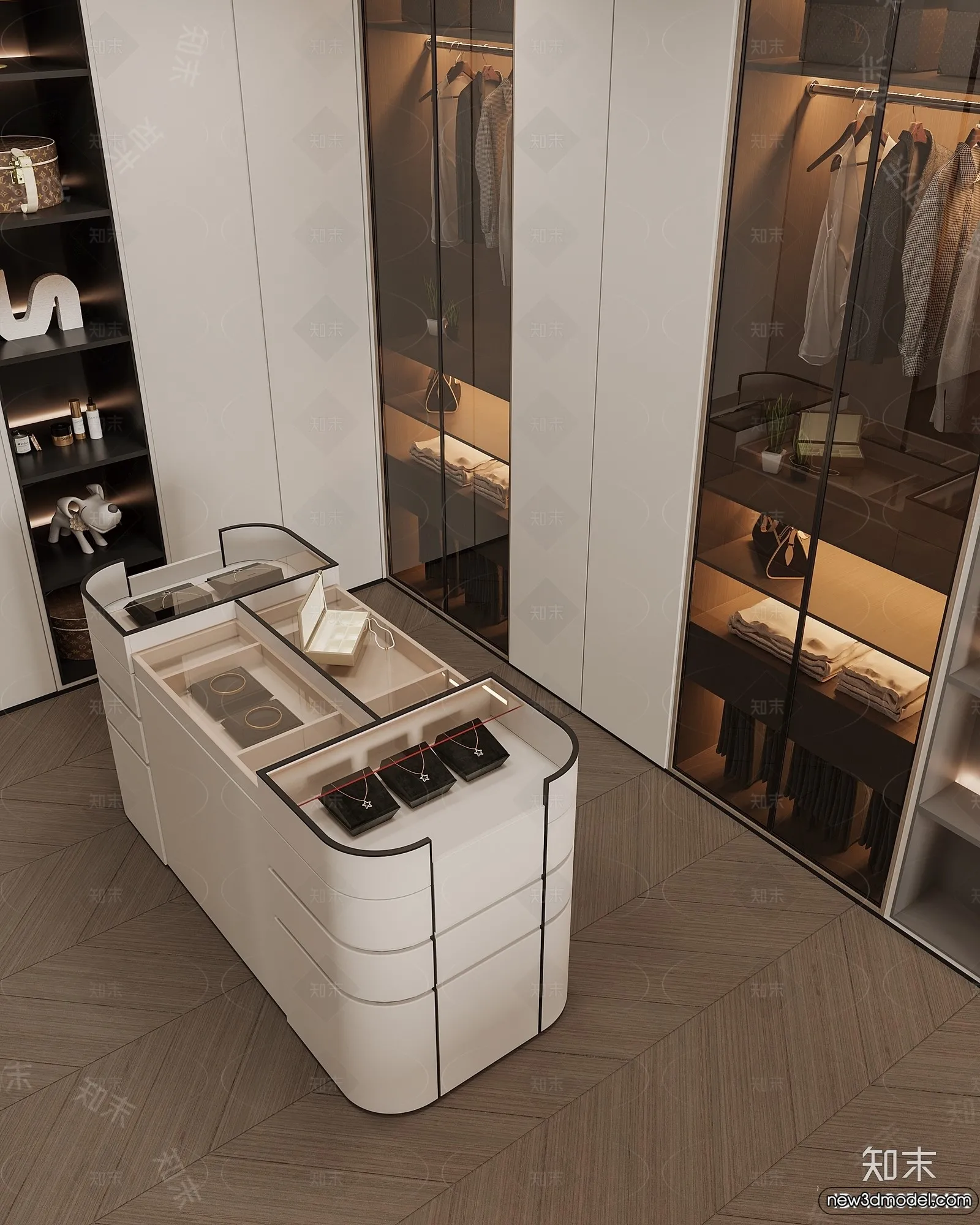 Dressing Room - 3D Models - 3D Interior Scenes - 073