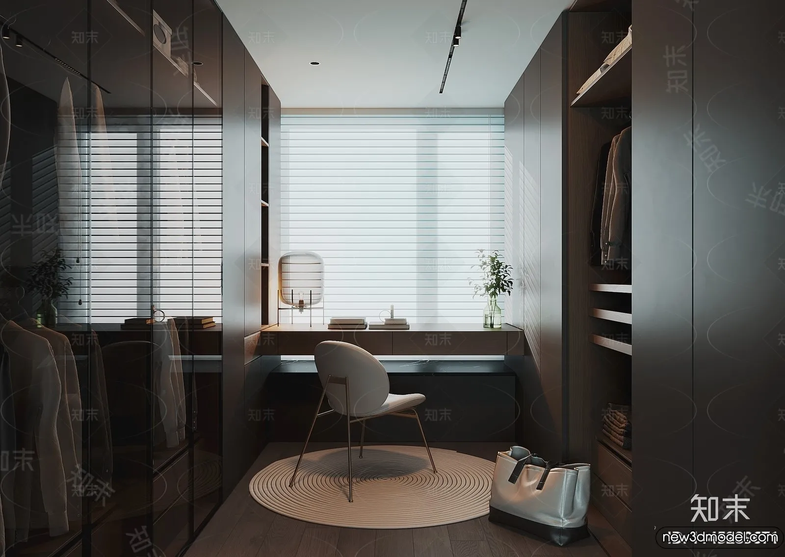 Dressing Room - 3D Models - 3D Interior Scenes - 074