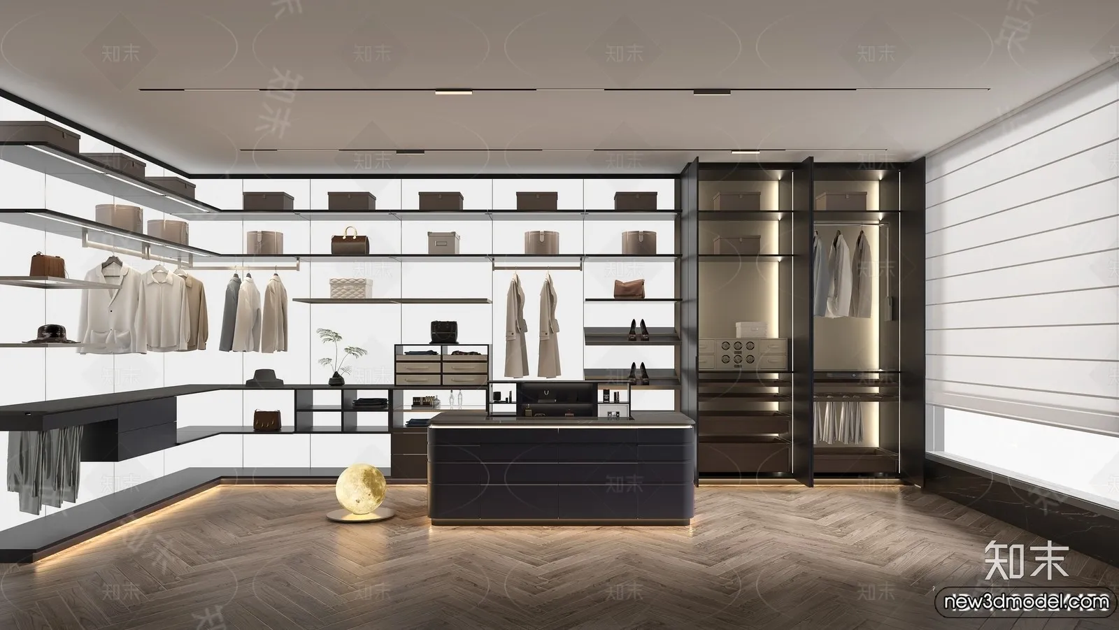 Dressing Room - 3D Models - 3D Interior Scenes - 076