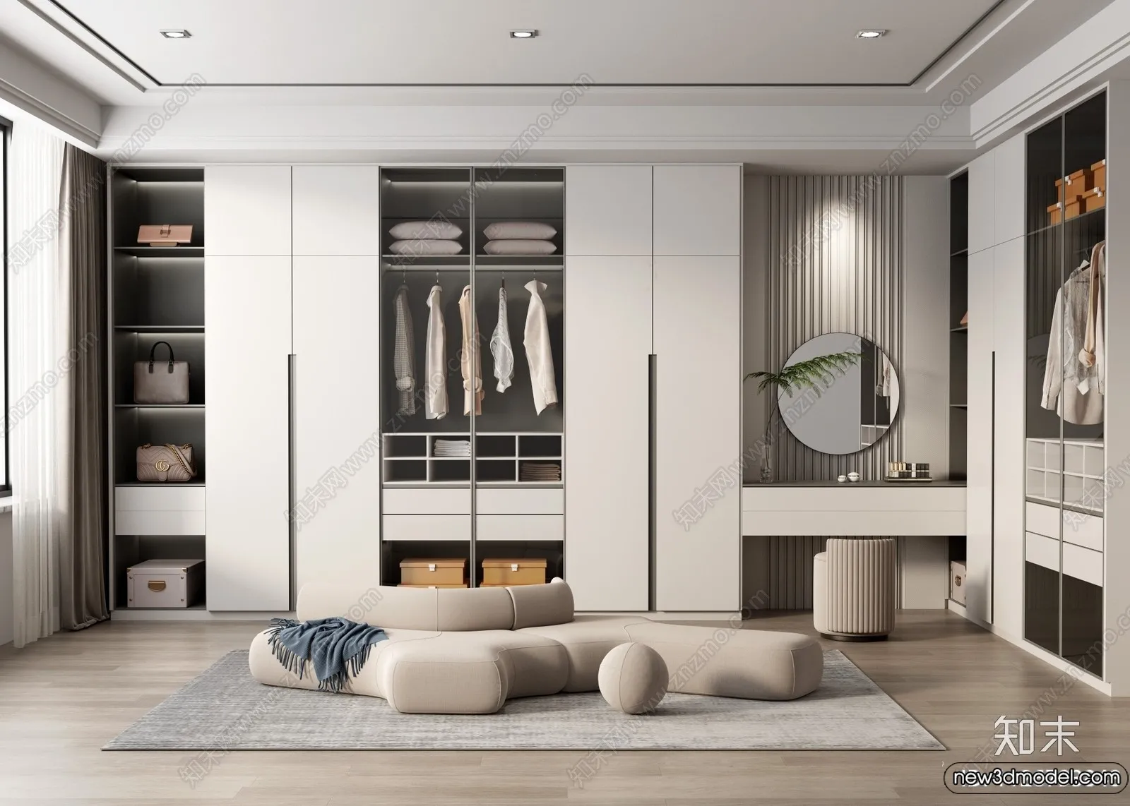 Dressing Room - 3D Models - 3D Interior Scenes - 079