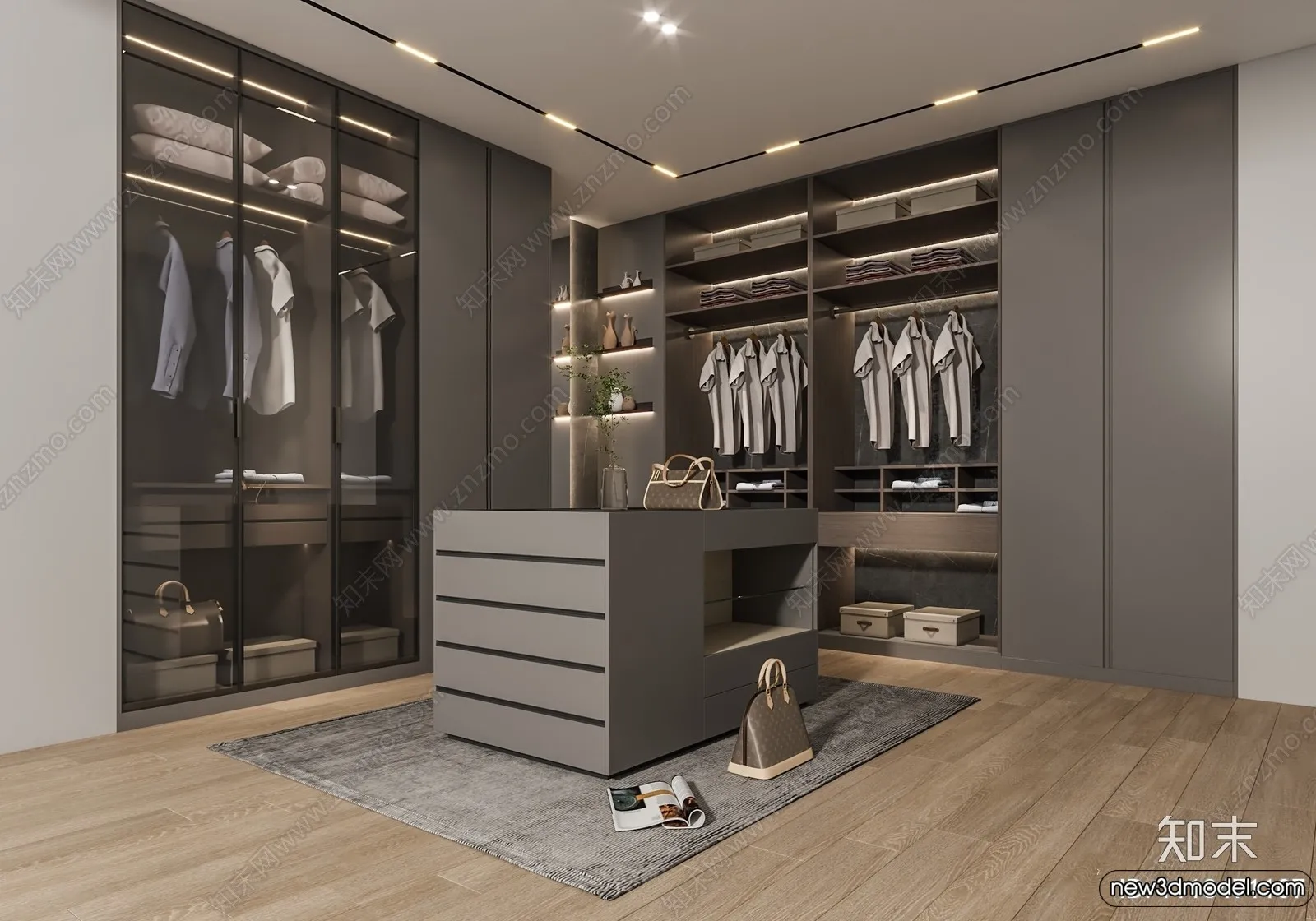 Dressing Room - 3D Models - 3D Interior Scenes - 083