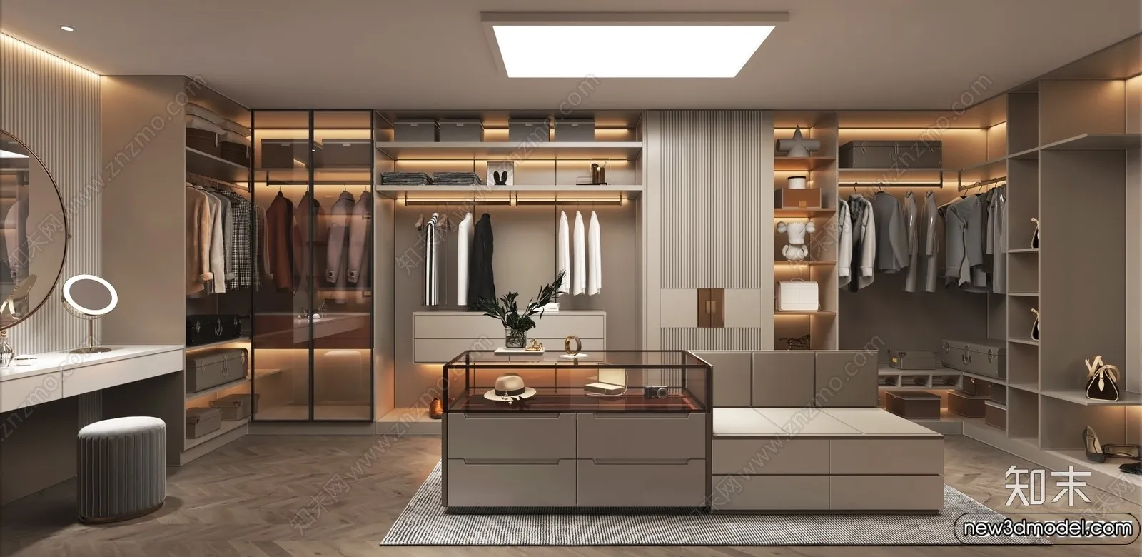 Dressing Room - 3D Models - 3D Interior Scenes - 084