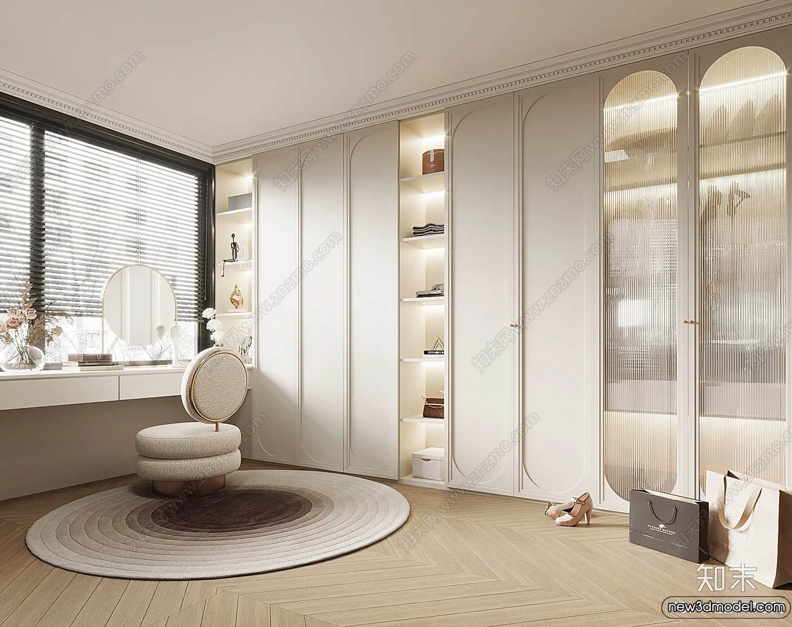 Dressing Room - 3D Models - 3D Interior Scenes - 088