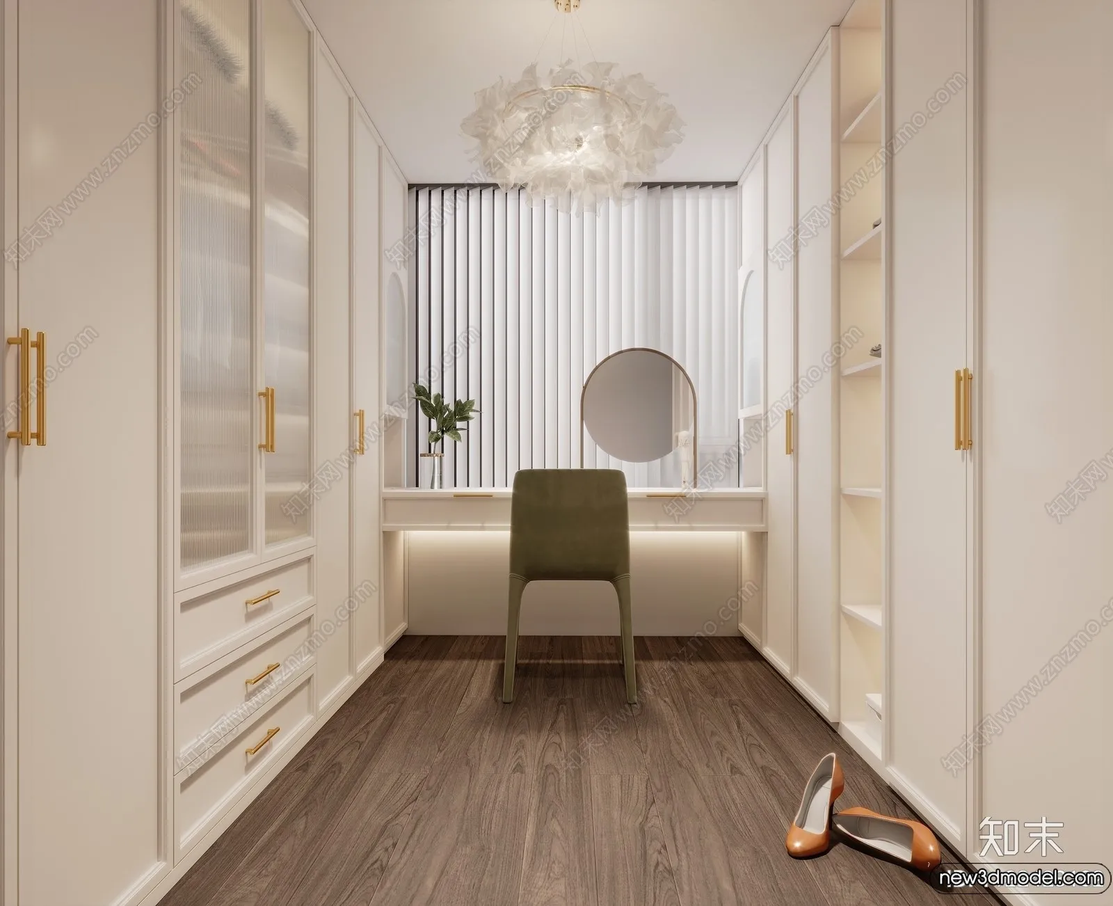 Dressing Room - 3D Models - 3D Interior Scenes - 089