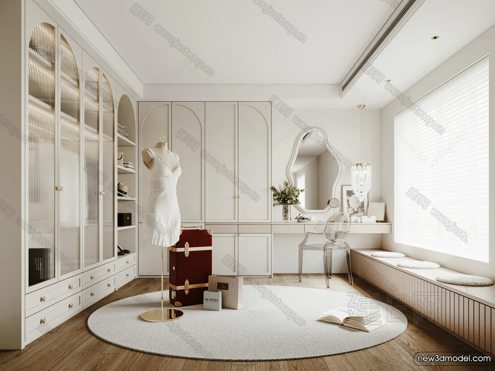Dressing Room - 3D Models - 3D Interior Scenes - 090