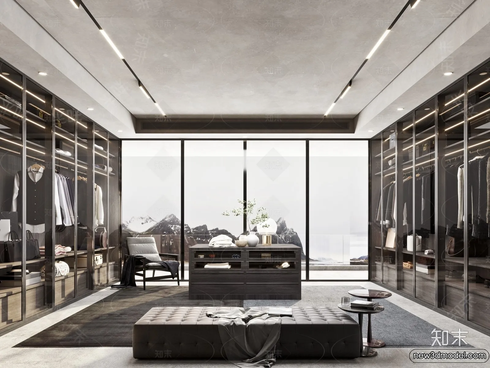 Dressing Room - 3D Models - 3D Interior Scenes - 094