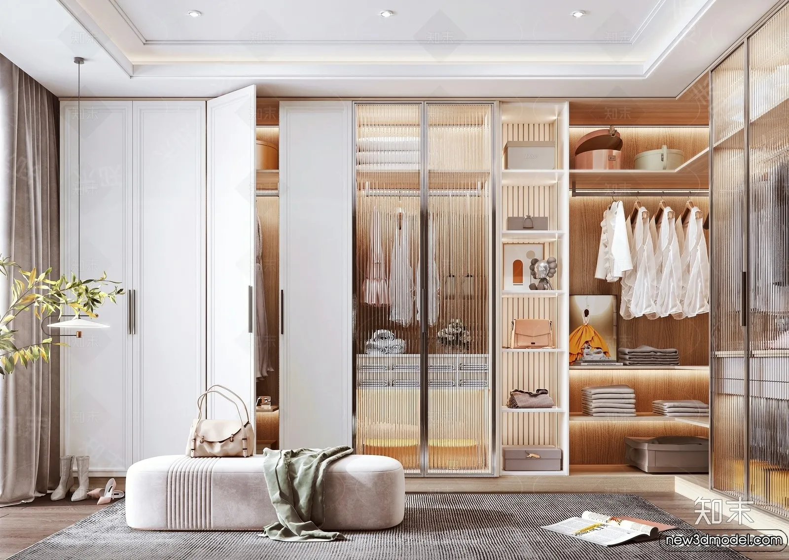 Dressing Room - 3D Models - 3D Interior Scenes - 103