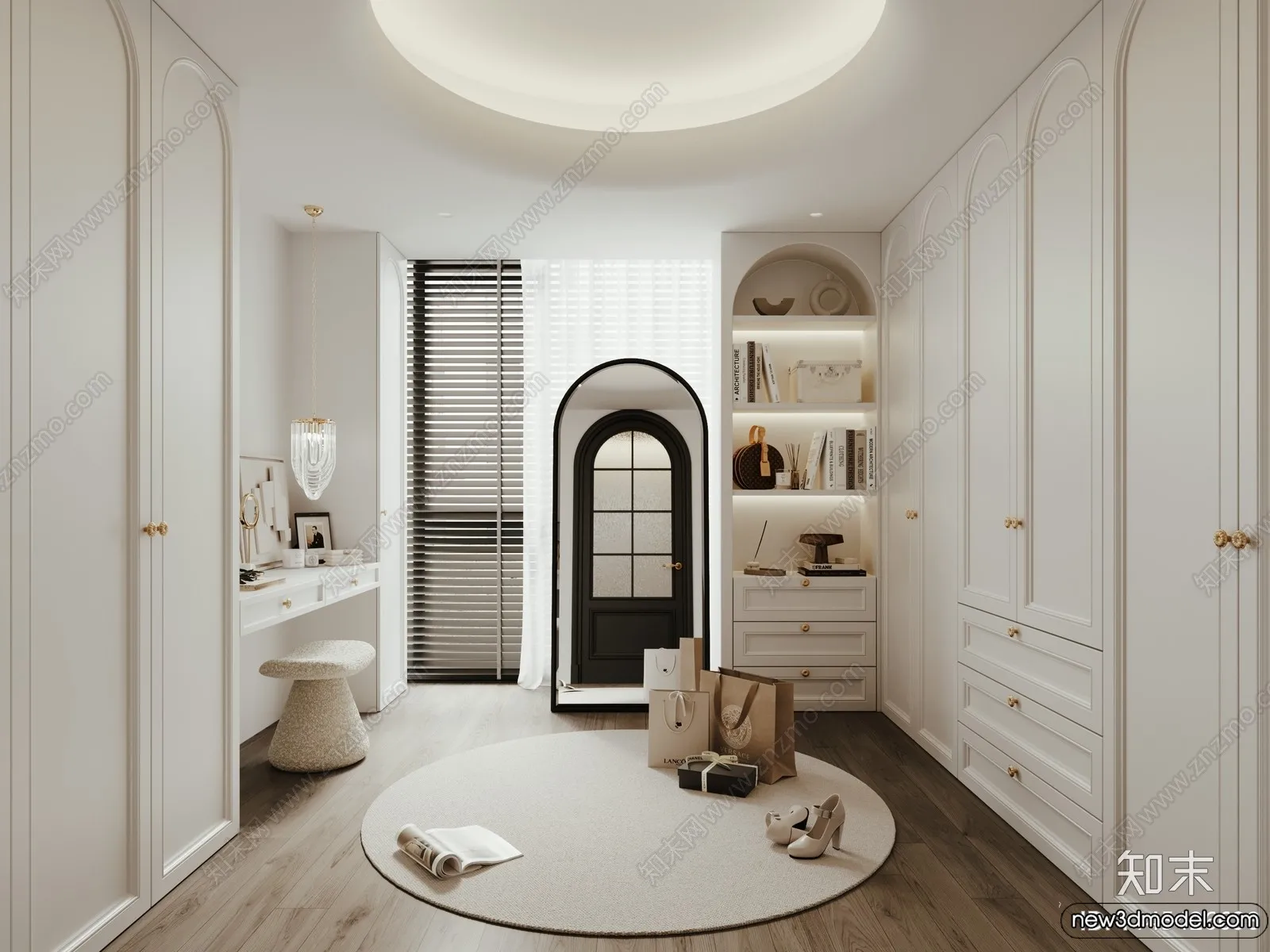 Dressing Room - 3D Models - 3D Interior Scenes - 105