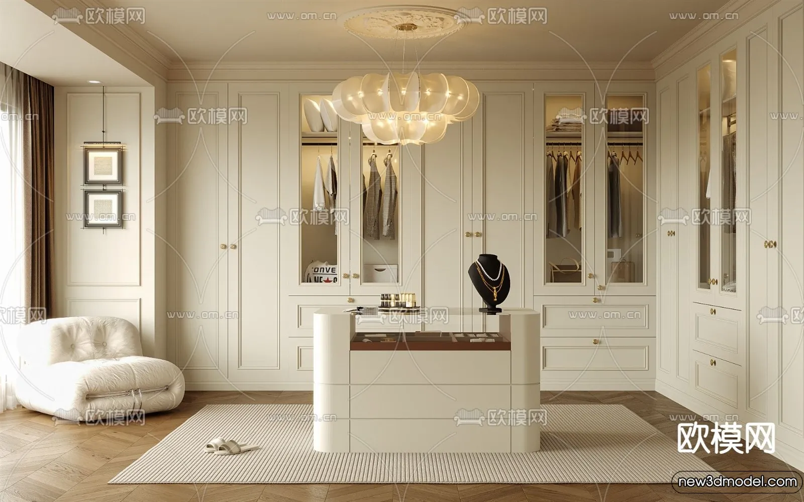 Dressing Room - 3D Models - 3D Interior Scenes - 108