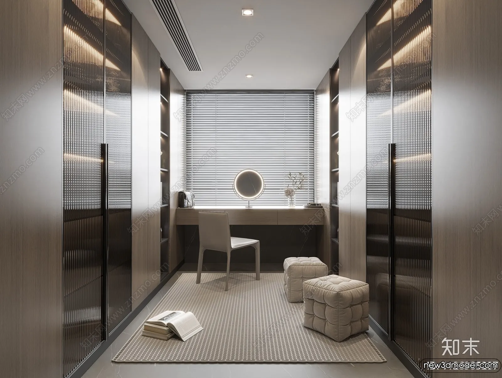 Dressing Room - 3D Models - 3D Interior Scenes - 109