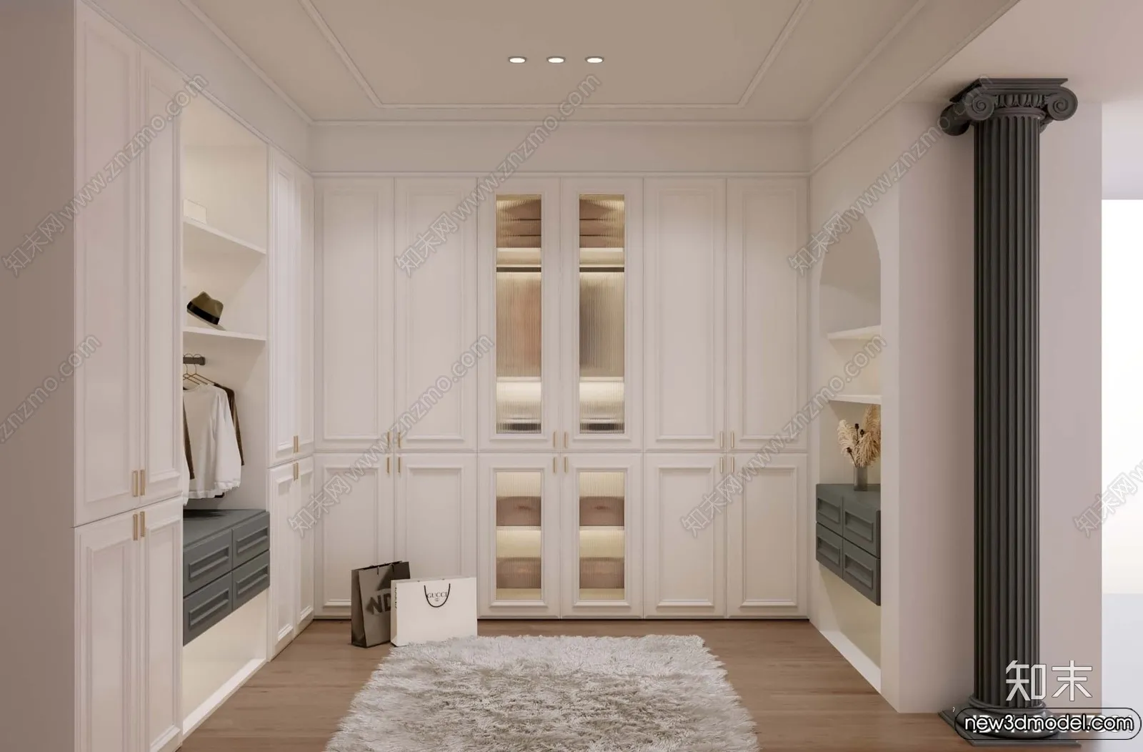 Dressing Room - 3D Models - 3D Interior Scenes - 110