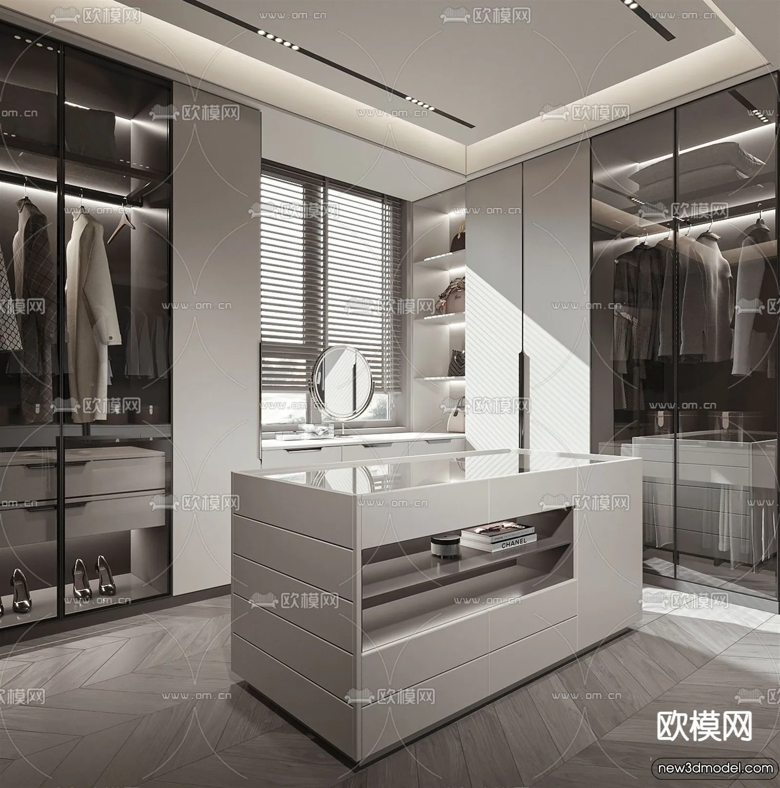 Dressing Room - 3D Models - 3D Interior Scenes - 114