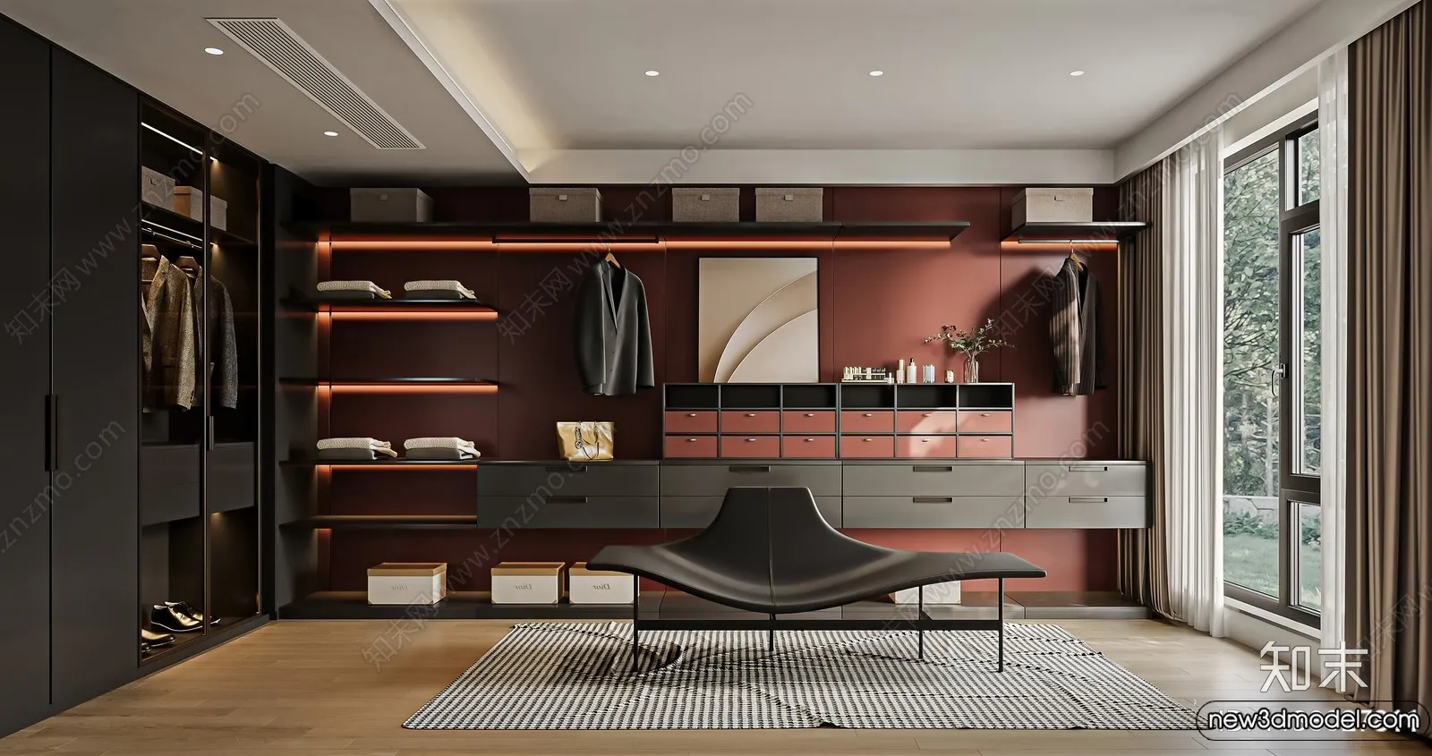 Dressing Room - 3D Models - 3D Interior Scenes - 115