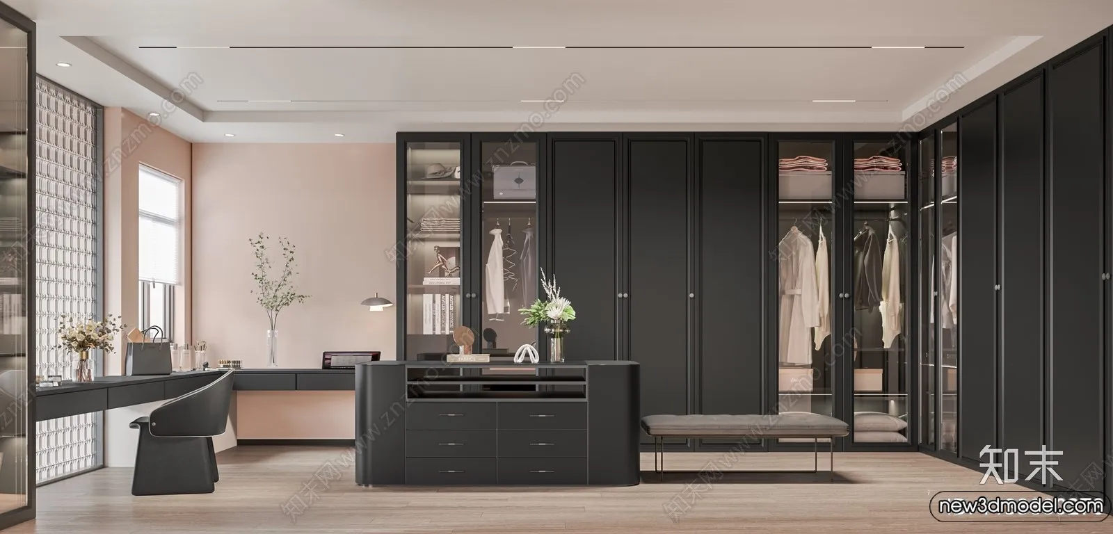 Dressing Room - 3D Models - 3D Interior Scenes - 116