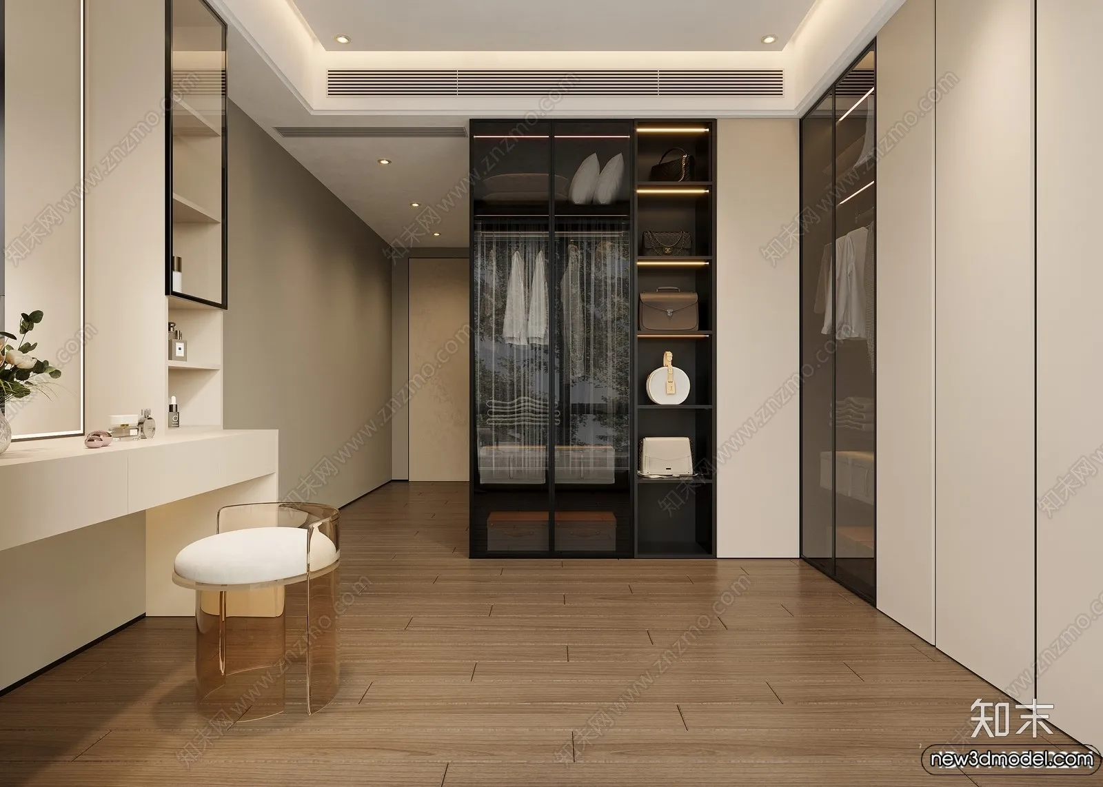 Dressing Room - 3D Models - 3D Interior Scenes - 118