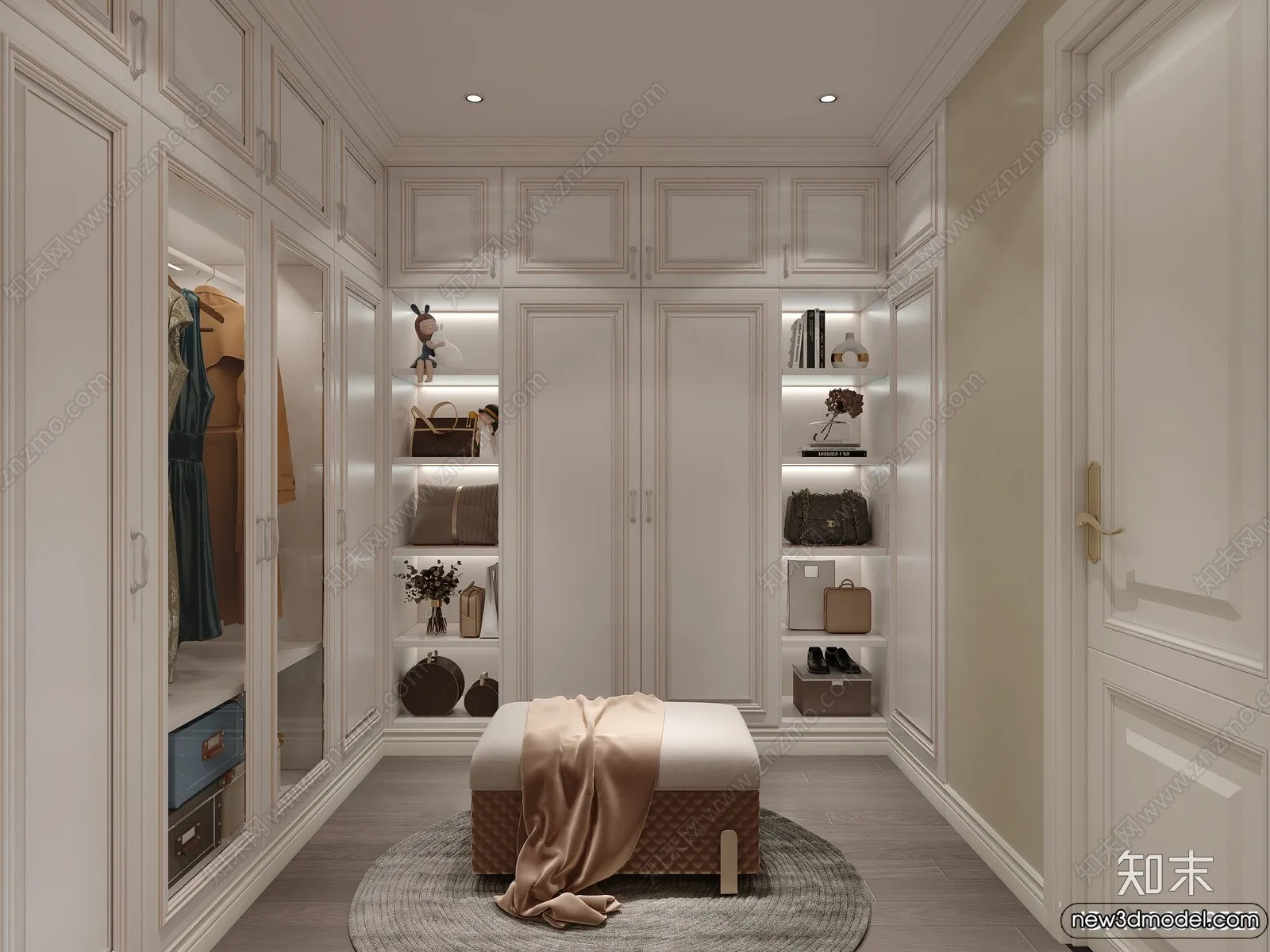 Dressing Room - 3D Models - 3D Interior Scenes - 125