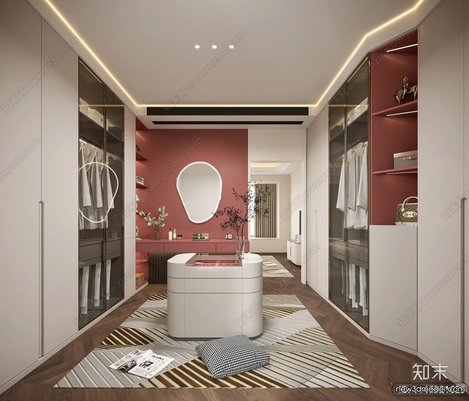 Dressing Room - 3D Models - 3D Interior Scenes - 128