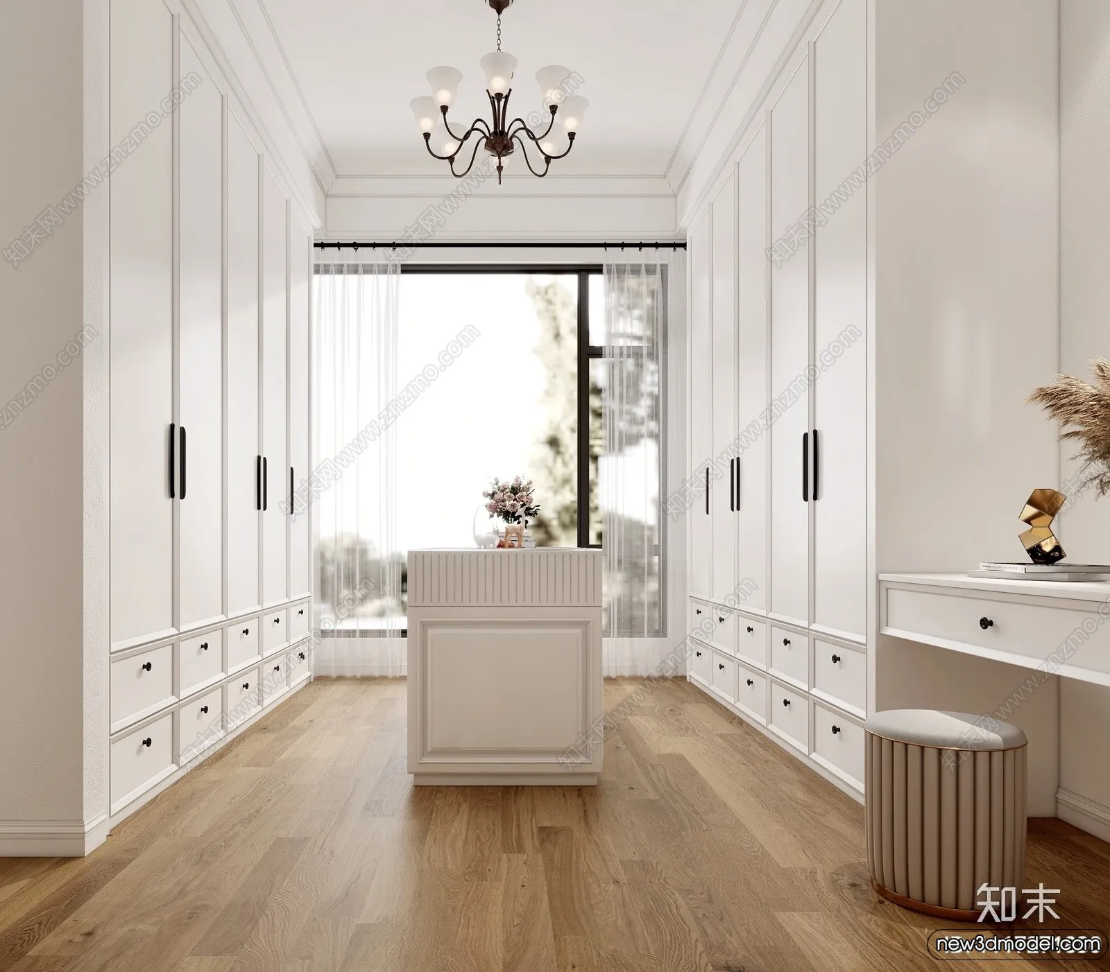 Dressing Room - 3D Models - 3D Interior Scenes - 134