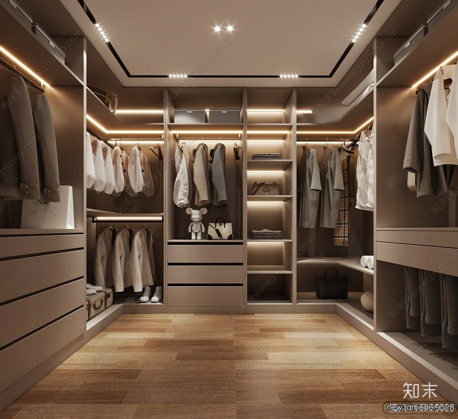 Dressing Room - 3D Models - 3D Interior Scenes - 135