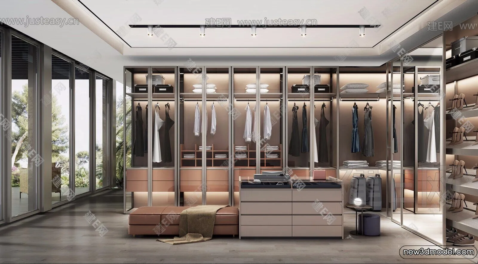 Dressing Room - 3D Models - 3D Interior Scenes - 147