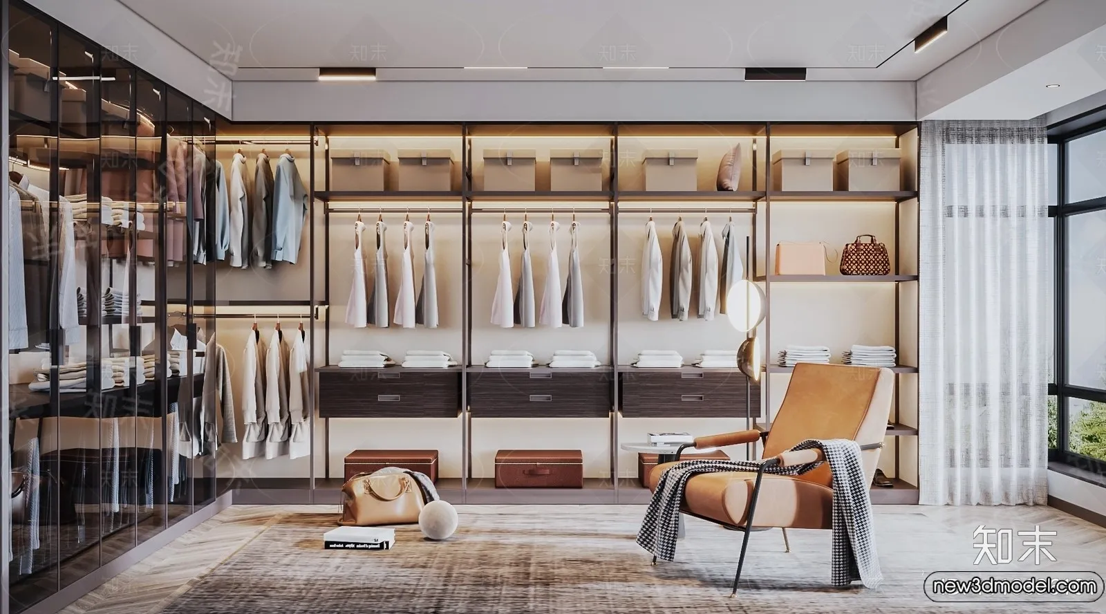 Dressing Room - 3D Models - 3D Interior Scenes - 150