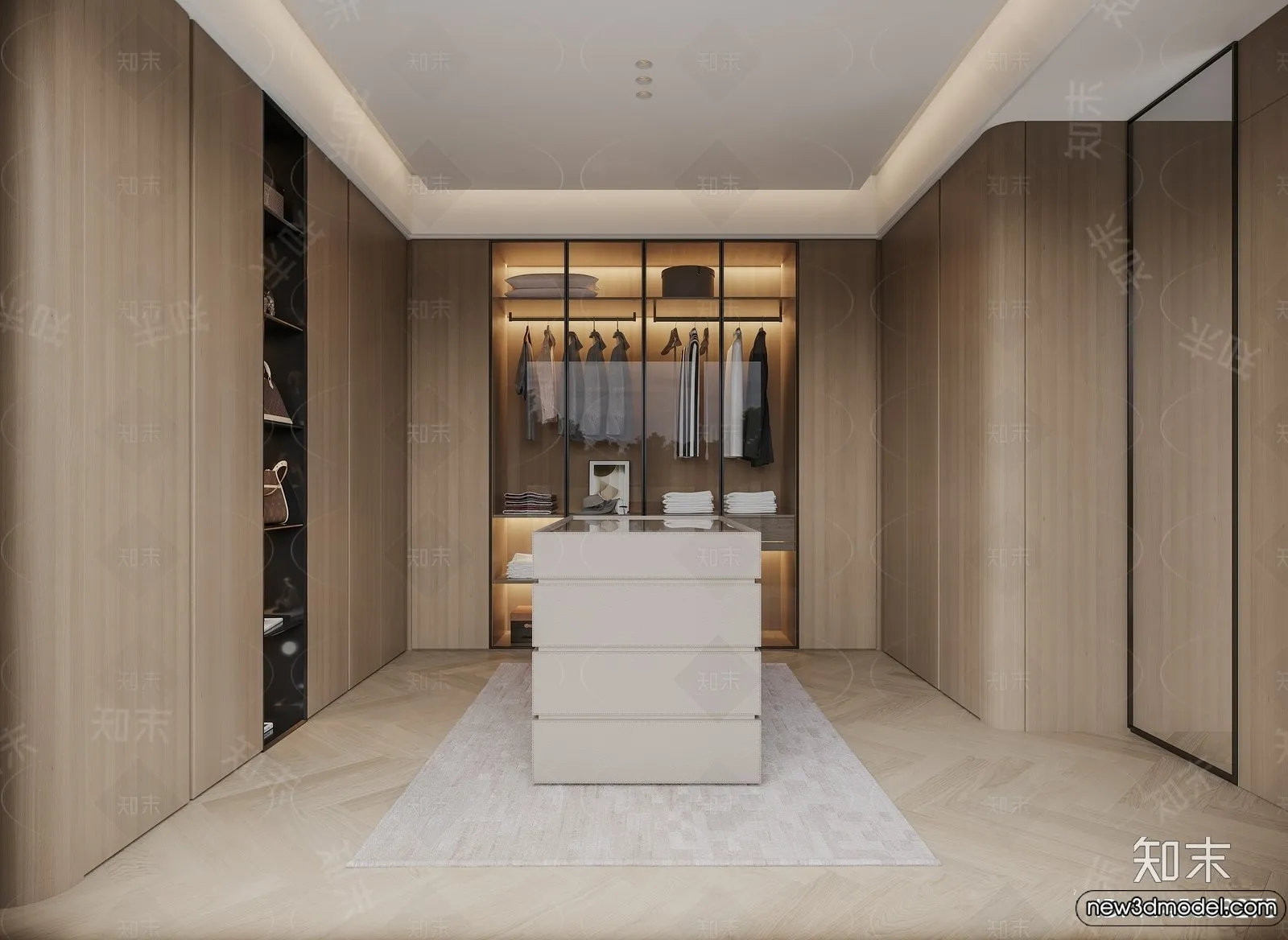 Dressing Room - 3D Models - 3D Interior Scenes - 155