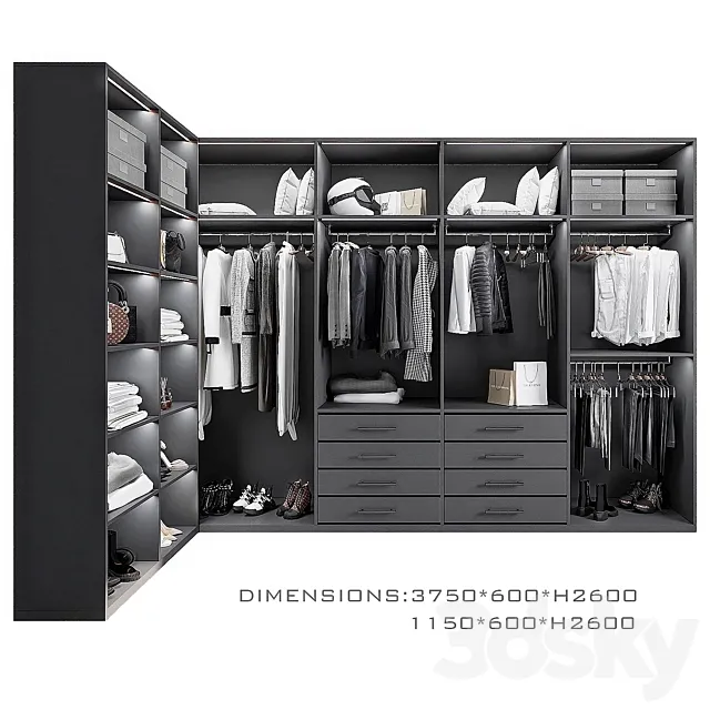 Dressing room_12 3D Model