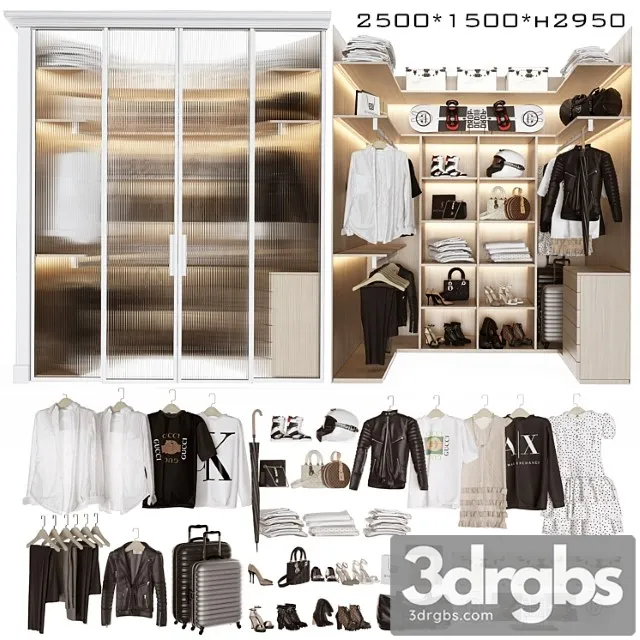 Dressing Rooms Block 6 3D Model Free