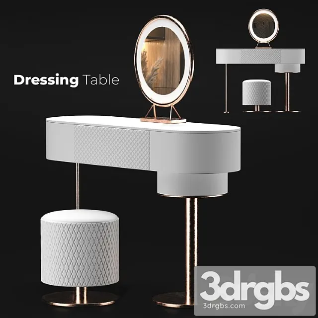 Dressing Table 04 3D Model Free